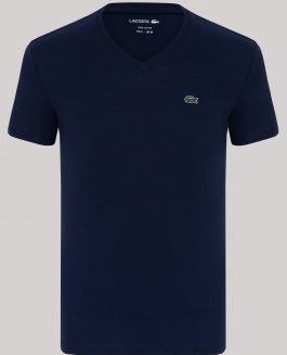 Lacoste T-shirt V-neck - Navy