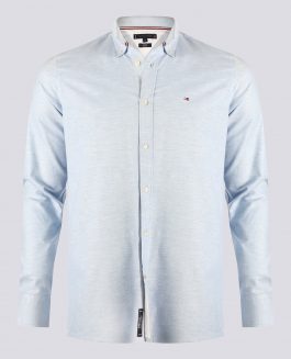 Tommy Hilfiger Core Stretch Blue Oxford Shirt