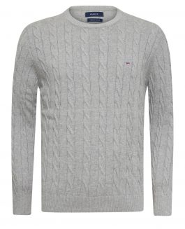 Gant Jersey Pullover - Light Grey