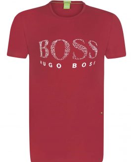 Hugo Boss T-Shirt - Red/White