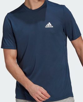 Adidas t-shirt - Navy/White