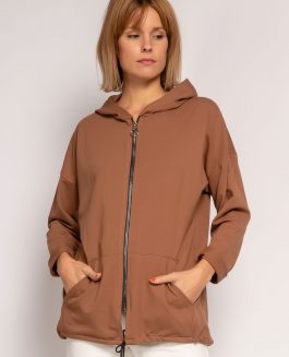 Hooded Sweatshirt - Camel