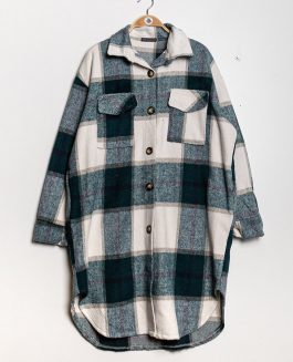 Checked Overshirt - Jeans