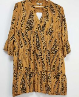 Laura Dress Onesize - Mustard