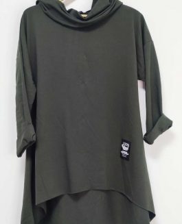 Sweatshirt Tunic Onesize - Khaki