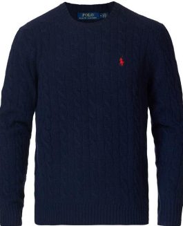 Polo Ralph Lauren Cable Knit Pullover - Navy