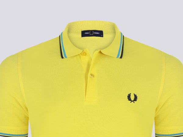 fred-perry-polo-m3600-yellow-blue-black