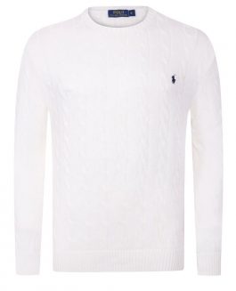 Polo Ralph Lauren Cable Knit Pullover - White