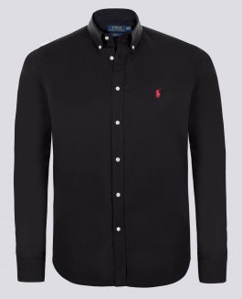 Ralph Lauren Poplin Shirt - Black
