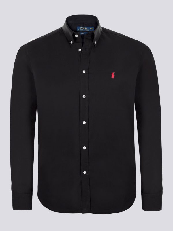 Ralph Lauren Poplin Shirt - Black