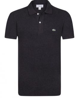 Lacoste Piqué Knit Polo - Dark Grey