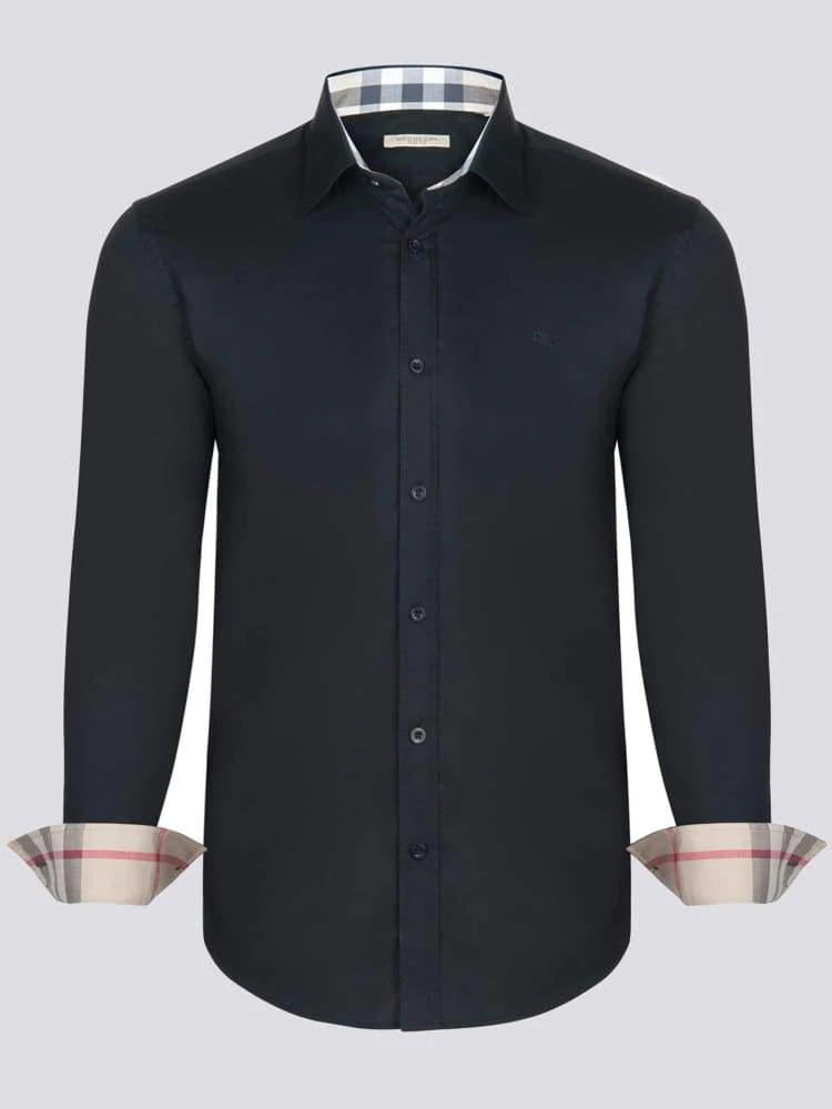 ansøge faldskærm erindringer Burberry Brit Shirt - Black - Fashion Outlet