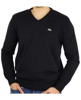 Lacoste Pullover V-Neck - Black