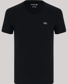 Lacoste V-Neck T-Shirt Black