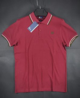 Fred Perry Poloshirt - Aubergine/Willow/Evergreen