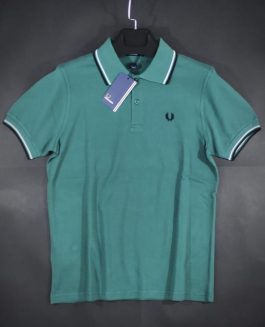 Fred Perry Poloshirt - Ivy/Snow White/Navy