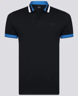 Hugo Boss Phillipson Polo - Black/White/Blue