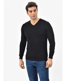 Hugo Boss V-neck Pullover - Black