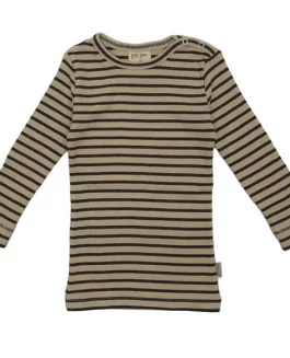 Petit Piao T-Shirt Ls Modal Striped