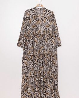 Long Printed Dress