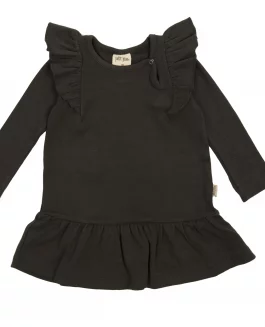 Petit Piao Dress Ls V-Frill Modal