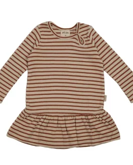 Petit Piao Dress Ls Modal Striped
