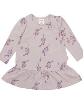 Petit Piao Dress Ls Printed Plum