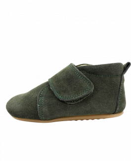 Pom Pom Futter Velcro Green Suede