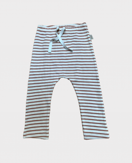 Petit Piao Striped Pants Modal Cafè Rose/Offwhite