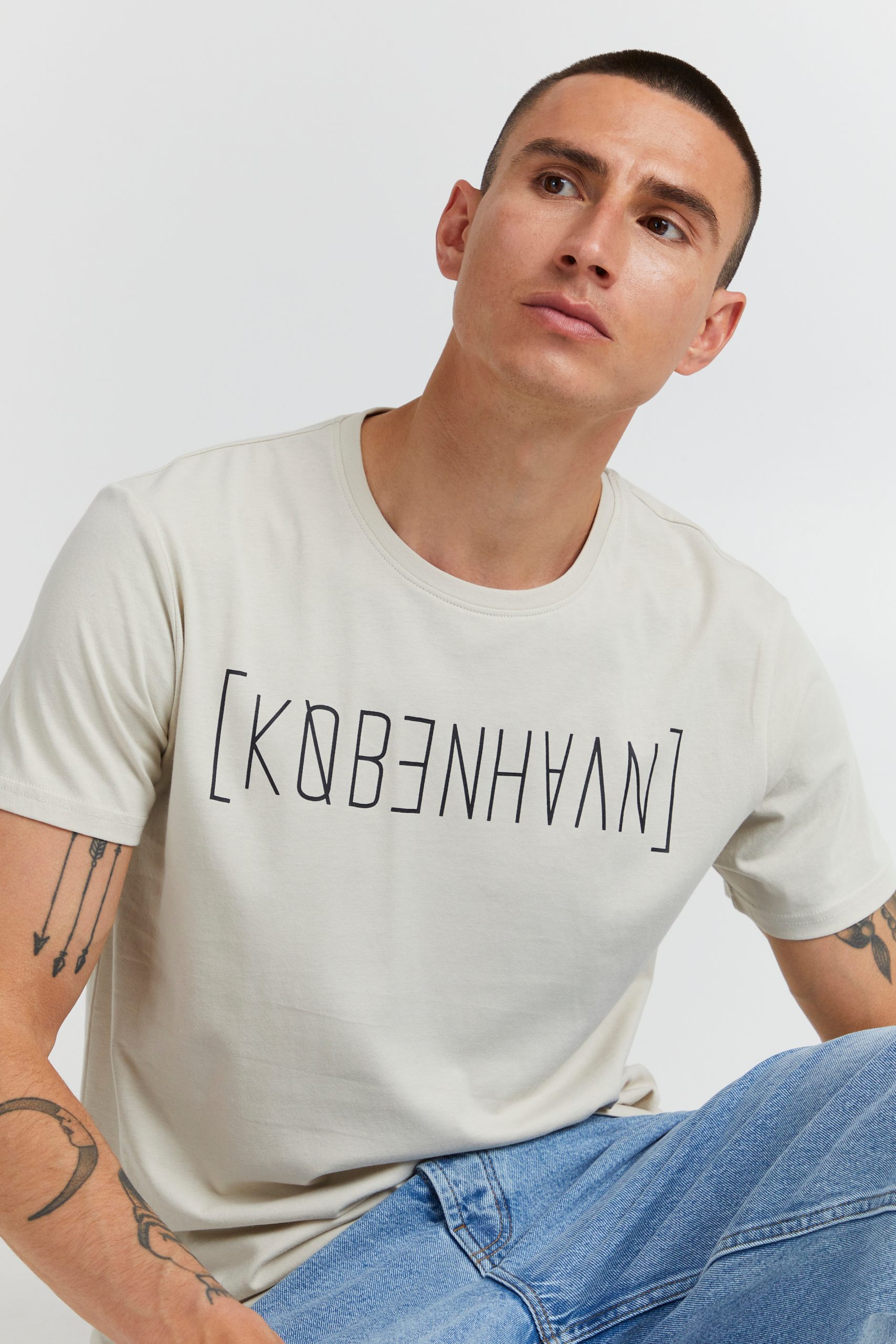 biologi Stuepige tyktflydende Solid København T-Shirt - Fashion Outlet