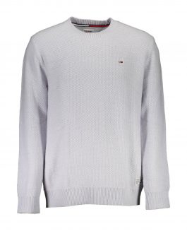 Tommy Jeans Crew Neck Sweater Silver Grey