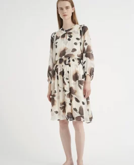Inwear Maree Dress Truffle Happy Flower