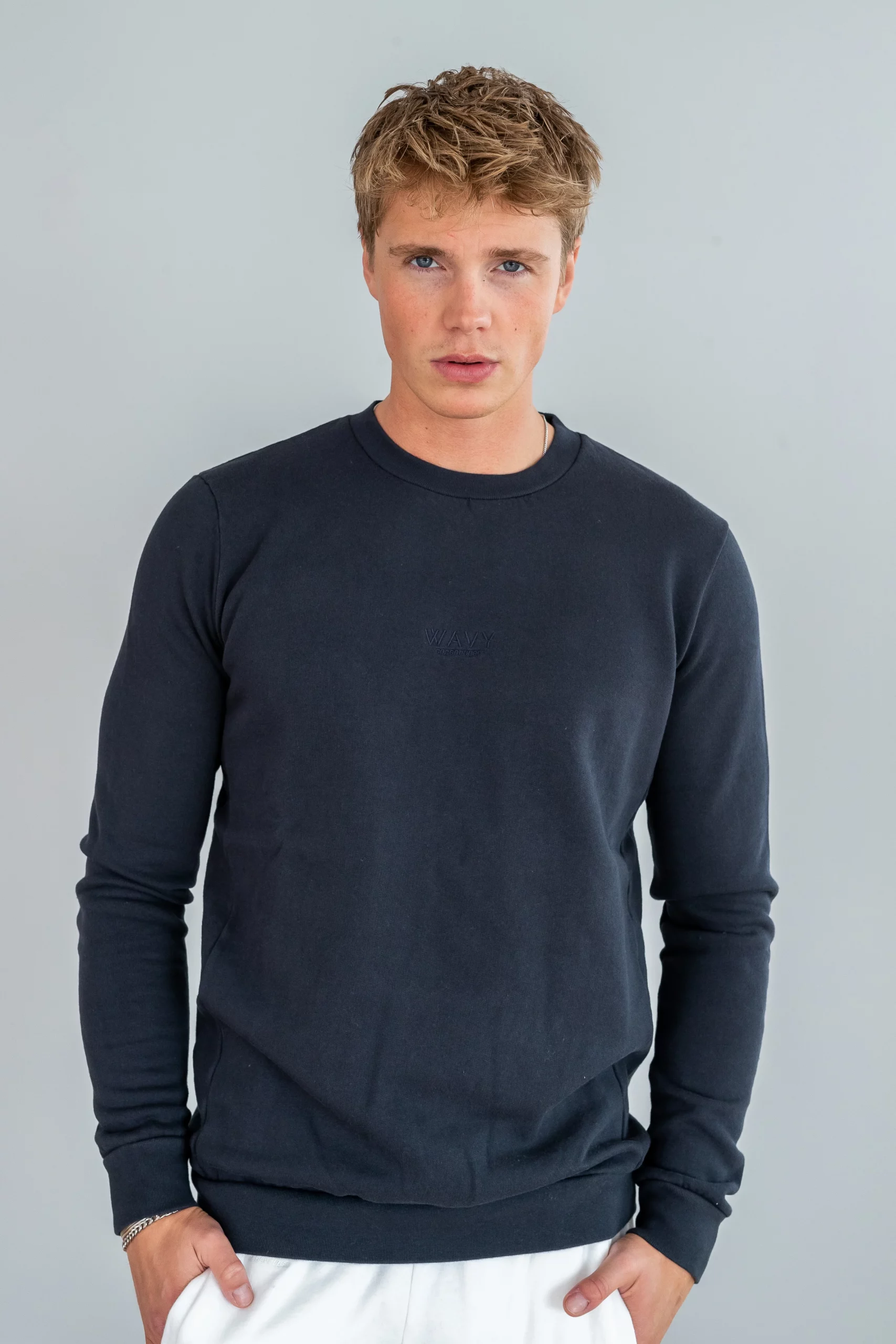 Wavy Copenhagen Crewneck Navy (Größe: L)