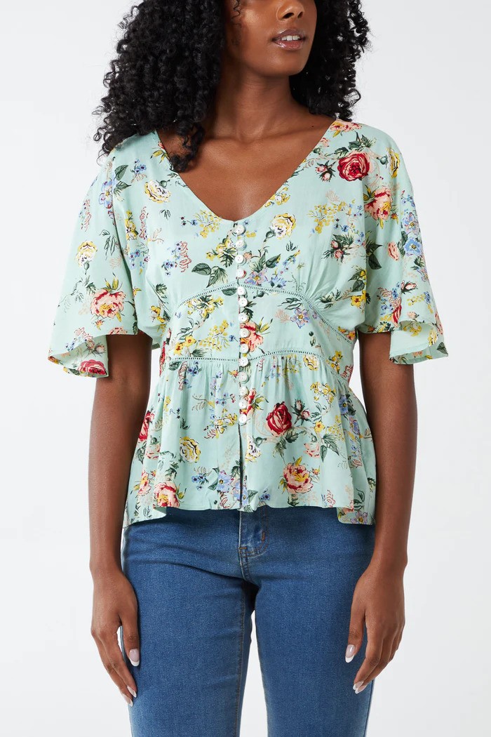 Qed London Batwing Top (Størrelse: 42)