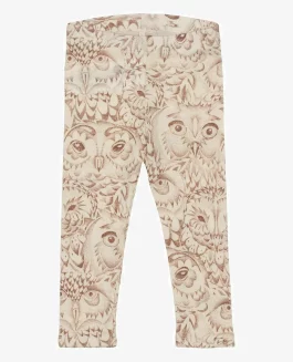SGBPaula Uld Leggings Ugle Birch