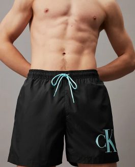 Calvin Klein Badeshorts Monogram Black