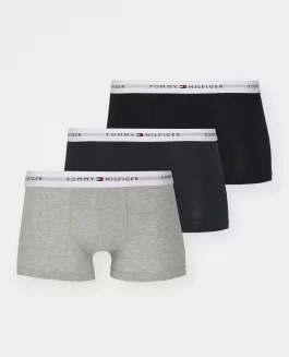 Tommy Hilfiger 3-Pak Trunks Desert Sky/Black/Grey