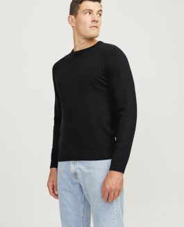 JrebCallum Knit Crew Neck Black