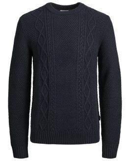 JREBJOSH KNIT CREW NECK NAVY