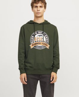 JREBCASPER SWEAT HOOD KOMBU GREEN