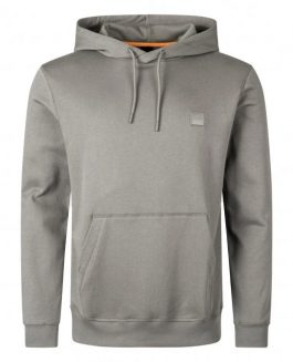 Hugo Boss Wetalk Logo Hoodie Grey