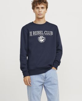 JREBANDREW SWEAT CREW NECK - SKY CAPTAIN