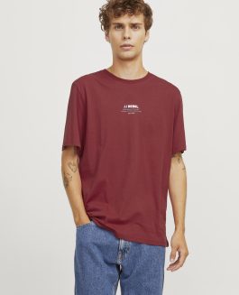 JREBLINO TEE SS CREW NECK BRICK RED