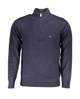 U.S. Grand Polo Zip Pullover Navy