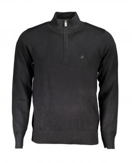 U.S. Grand Polo Zip Pullover Black