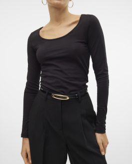 VMMAXI MY LS SOFT UNECK BLACK
