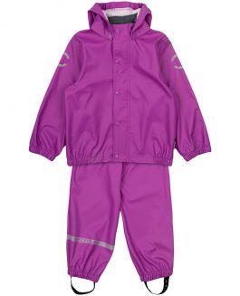 Mikk-Line Regntøj PU Recycled Purple Cactus Flower