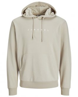 JREBROCKY LOGO SWEAT HOOD MOONBEAM