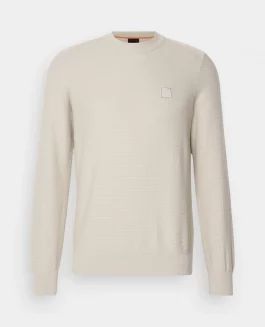 Hugo Boss Anion Knit Pullover Light Beige