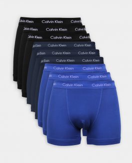 Calvin Klein 9-pak Underbukser Trunks Black/Navy/Blue